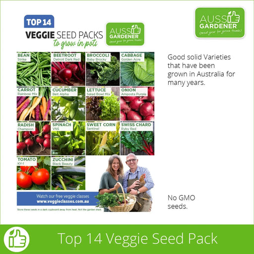 Aussie Gardener Top 14 Veggie Seeds To Grow In Pots veggie growing Royston Petrie Seeds 