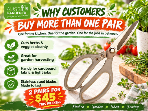 Aussie Gardener Kitchen Harvest Scissors garden tools Foshan Nanhai Oude Metal Products Co Ltd 