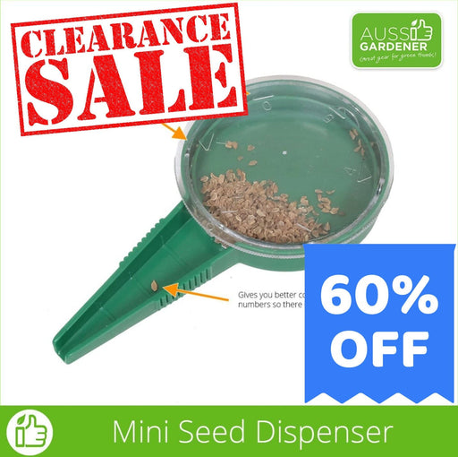 Aussie Gardener Seed Dispensor - Adjusts for different size seeds propagation Rapitech 