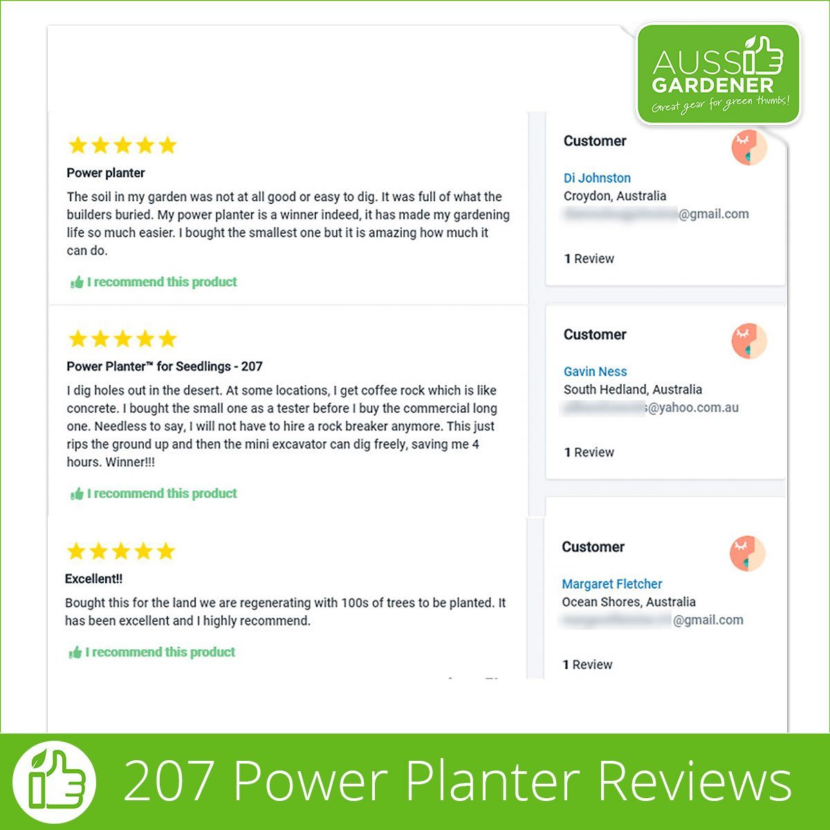 Power Planter™ for Seedlings - 207 (Genuine USA made) Power Planter Power Planter Inc 
