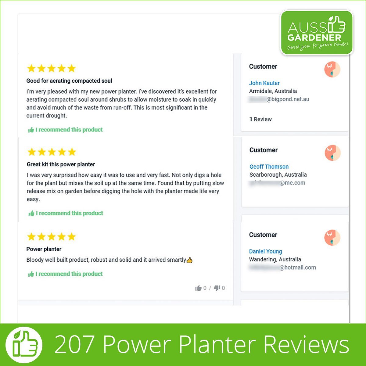 Power Planter™ for Seedlings - 207 (Genuine USA made) Power Planter Power Planter Inc 