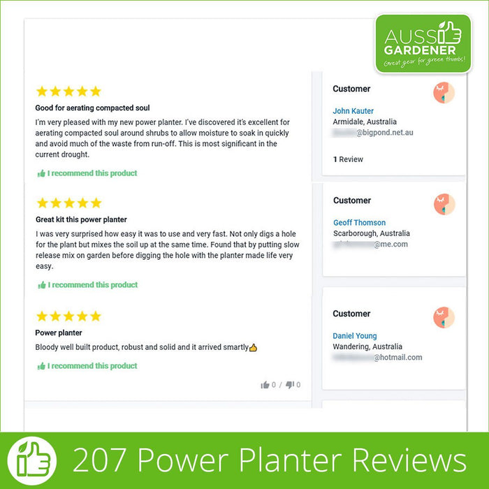 Power Planter 207 for Seedlings Reviews Australia stock USA made