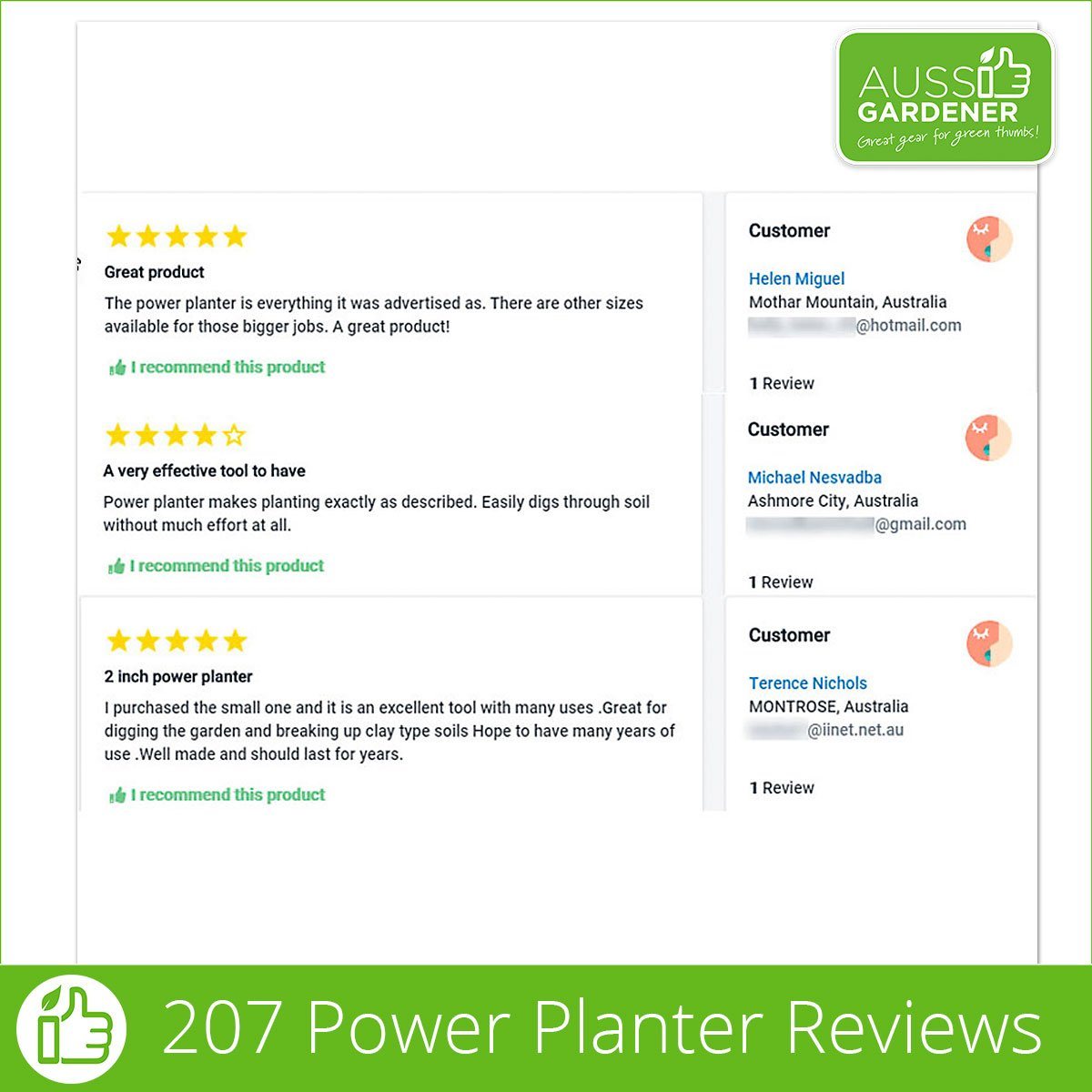 Power Planter™ for Seedlings - 207 (Genuine USA made) Power Planter Power Planter Inc 