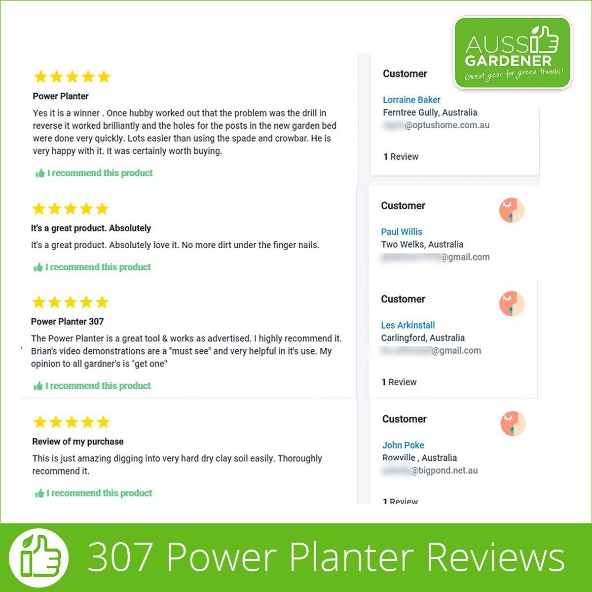 Power Planter™ 307 (Genuine USA made) Power Planter Power Planter Inc 