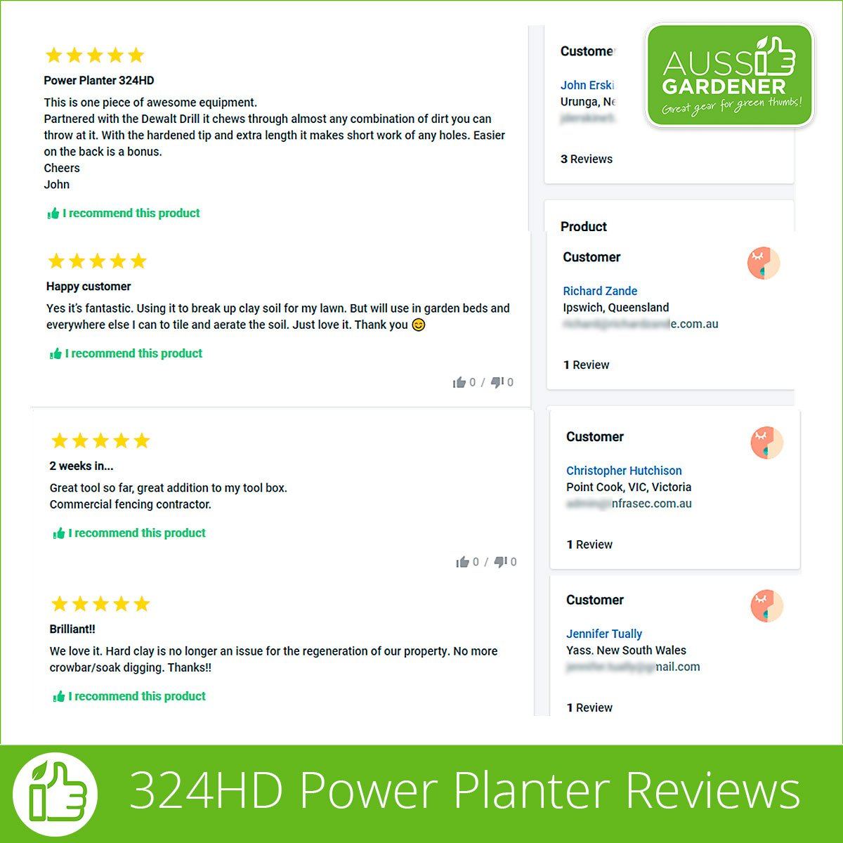 Power Planter 324HD (Genuine USA made) Power Planter Power Planter Inc 