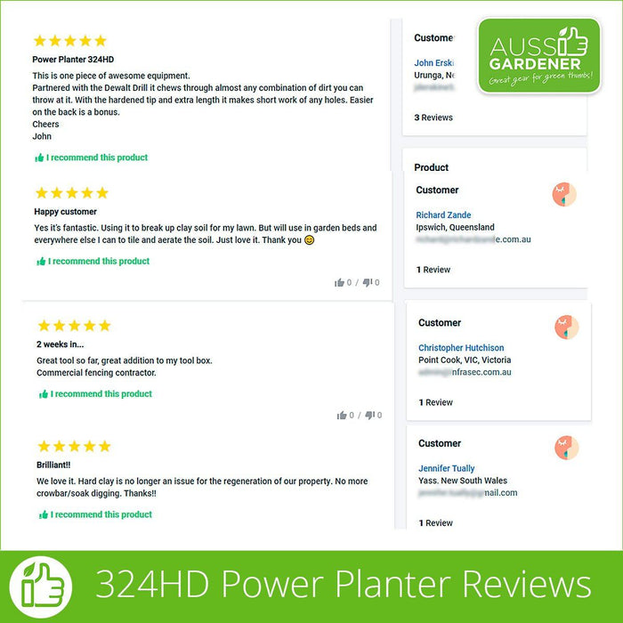 324HD Power Planter Reviews