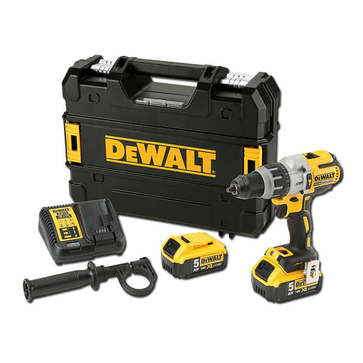 Dewalt 996 Top of the range Cordless Drill Kit - DEWALT's most powerful 18V XR Li­ Ion Brushless XRP hammer drill/driver. Includes side handle and 13mm chuck to fit any of the Power Planter Range