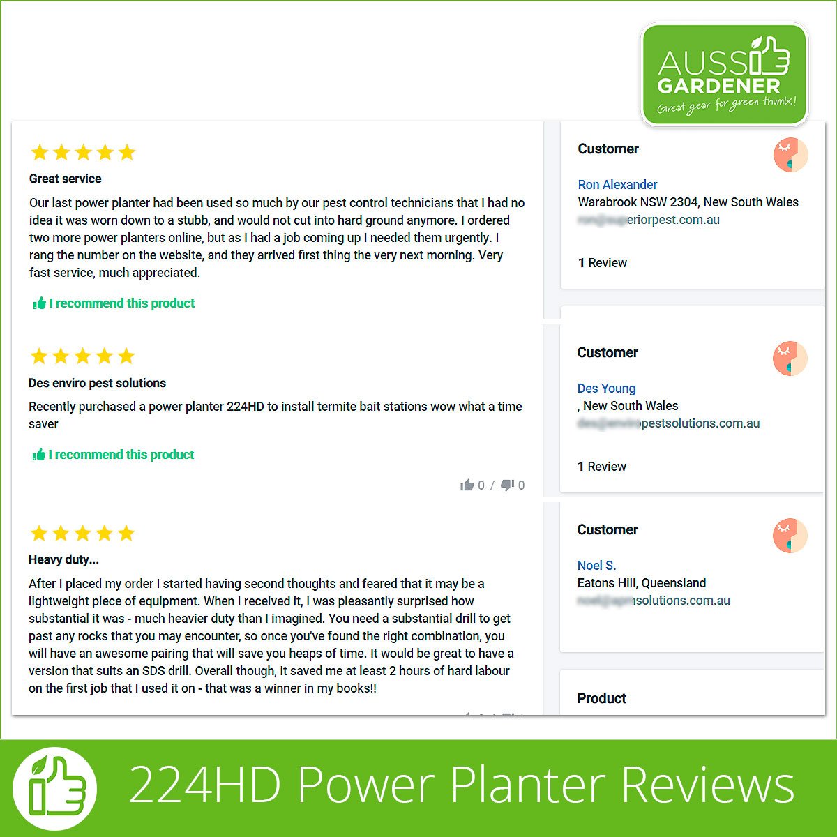 Power Planter 224HD (Genuine USA made) Power Planter Power Planter Inc 