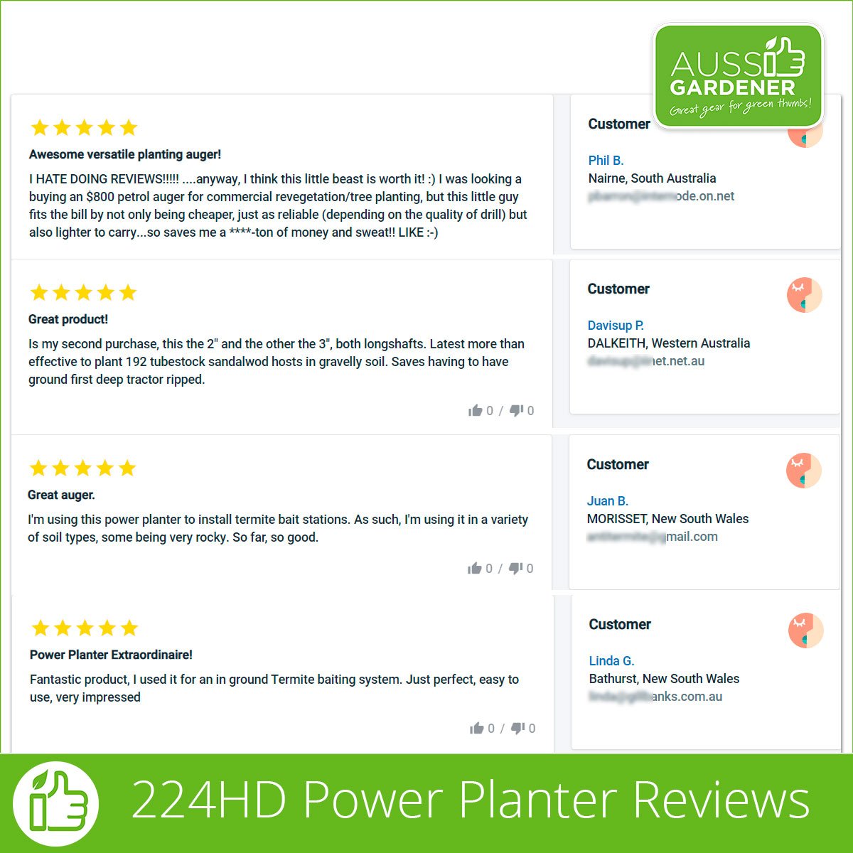 Power Planter 224HD (Genuine USA made) Power Planter Power Planter Inc 