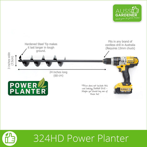 324HD Power Planter Dimensions for Professionals.