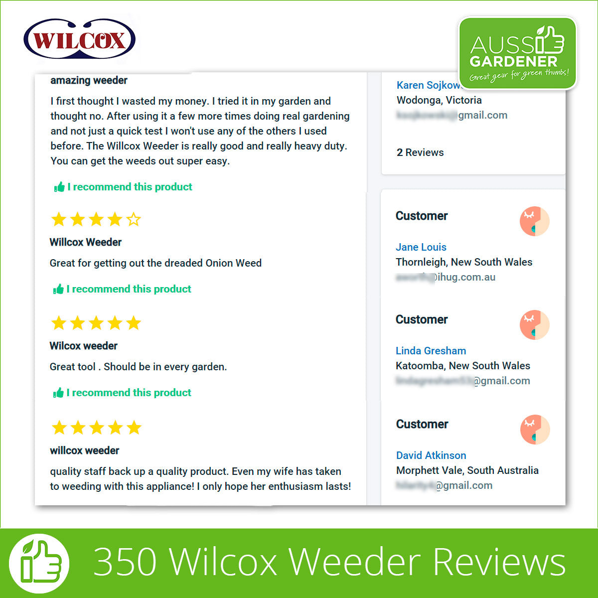Wilcox Weeder garden tools Willcox All-Pro Tools 