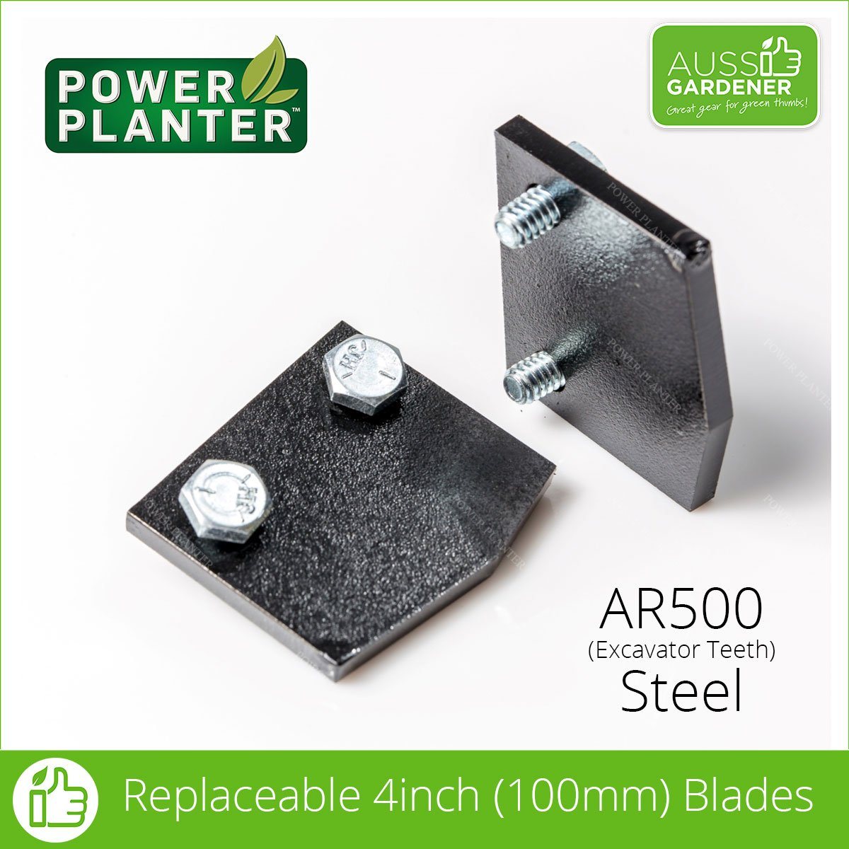 Power Planter Replaceable HD 4" blade set Power Planter Power Planter Inc 