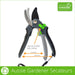 Aussie Gardener Secateurs - Diagram showing two ranges of motion - Surgical Stainless steel blade