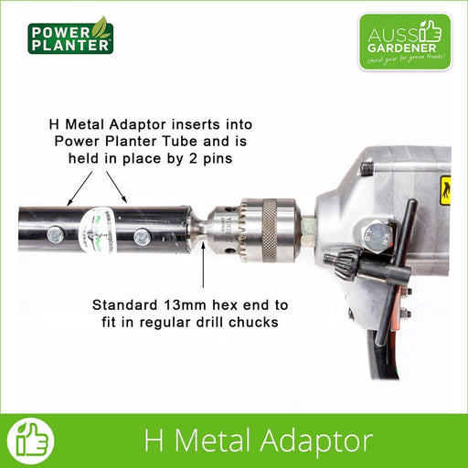 H Metal adaptor for 13mm Drill