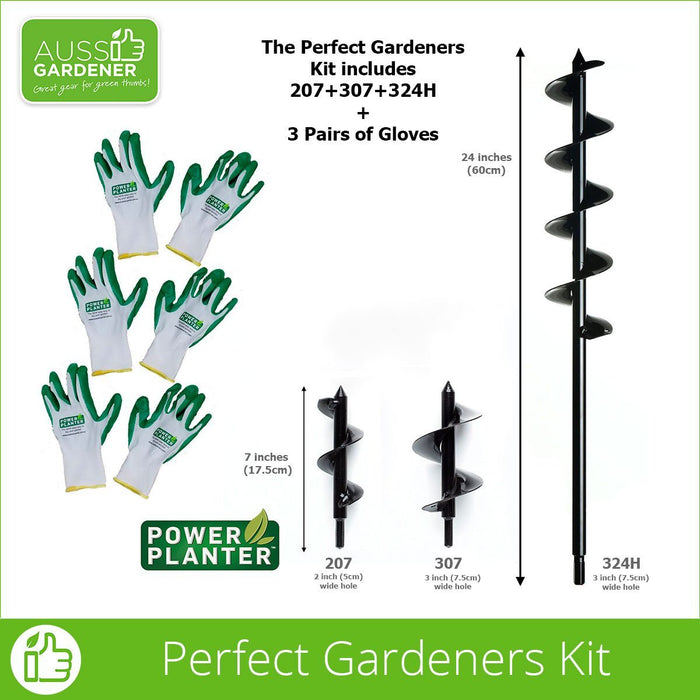 Dimensions of Power Planter Perfect Gardeners Kit - Australian Stock. USA Made