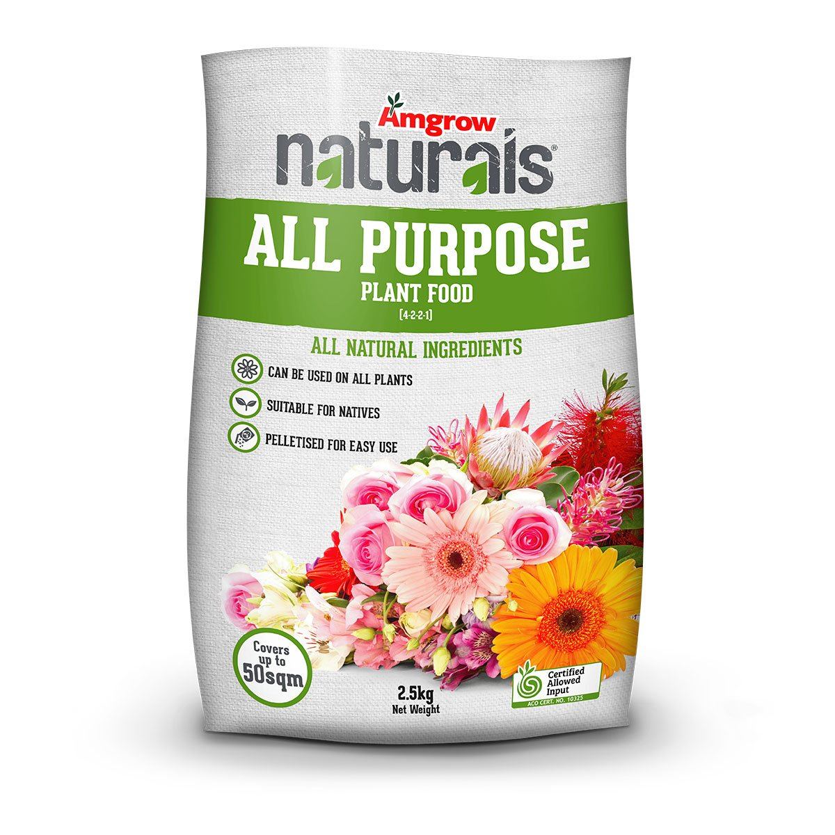 Amgrow Naturals All Purpose Fertiliser 2.5Kg fertilisers Tradeware 