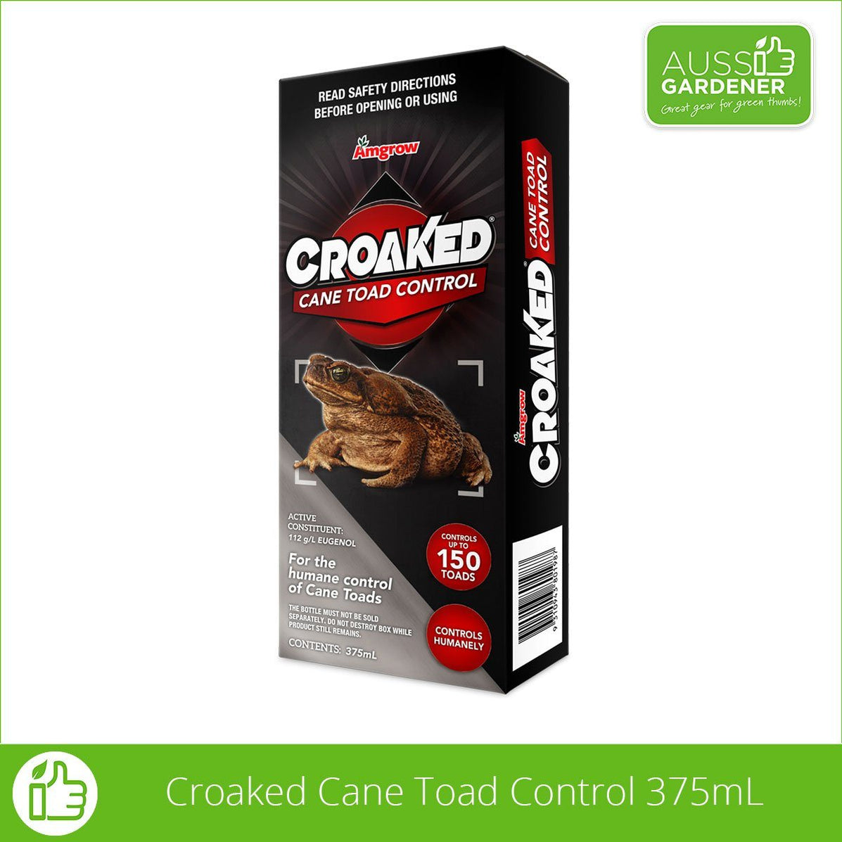 Amgrow Croaked Cane Toad Control (375ml) — Aussie Gardener
