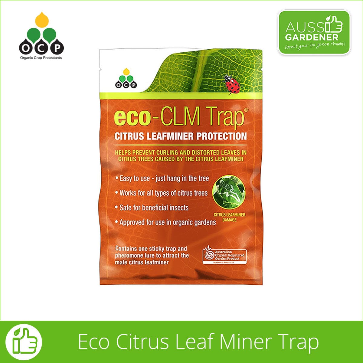 OCP Eco-CLM Trap | Citrus Leafminer Protection & Control pest control Yates 