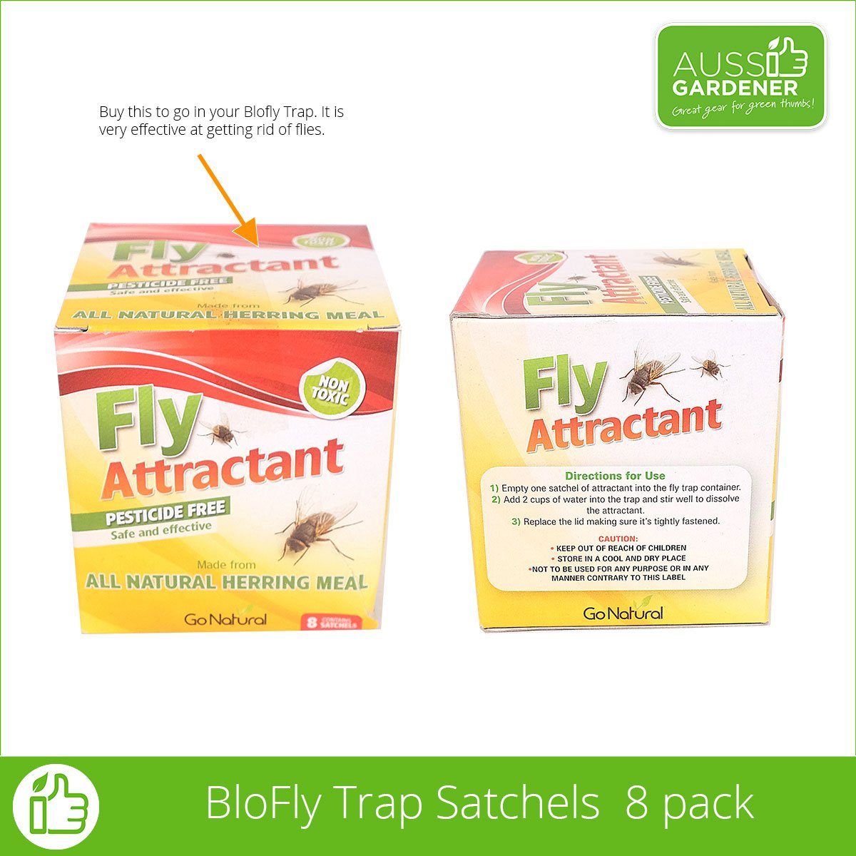Fly Trap Refill - Attractant (Pack OF 8) pest control RYSET 