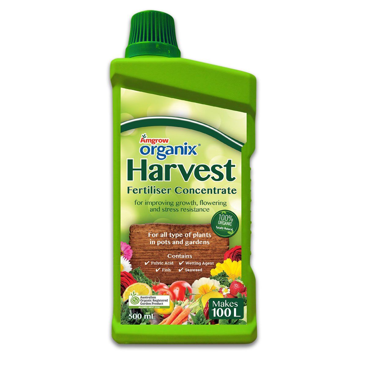 Amgrow Harvest Organix 500ml fertilisers Tradeware 