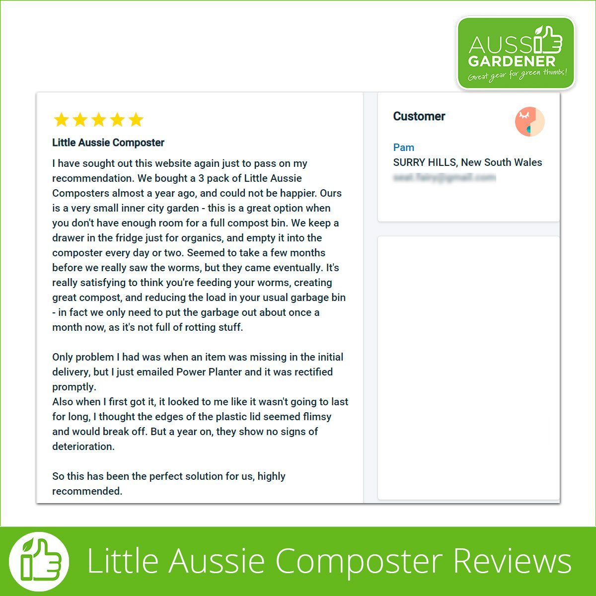 Little Aussie Composters - The hidden wonder down under. composter Direct Compost Solutions Pty Ltd 