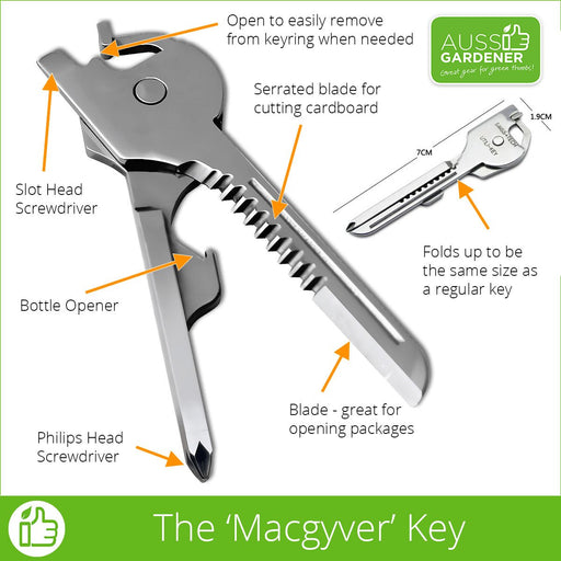 Macgyver Key - The different uses - The multi-use device that goes on your keyring