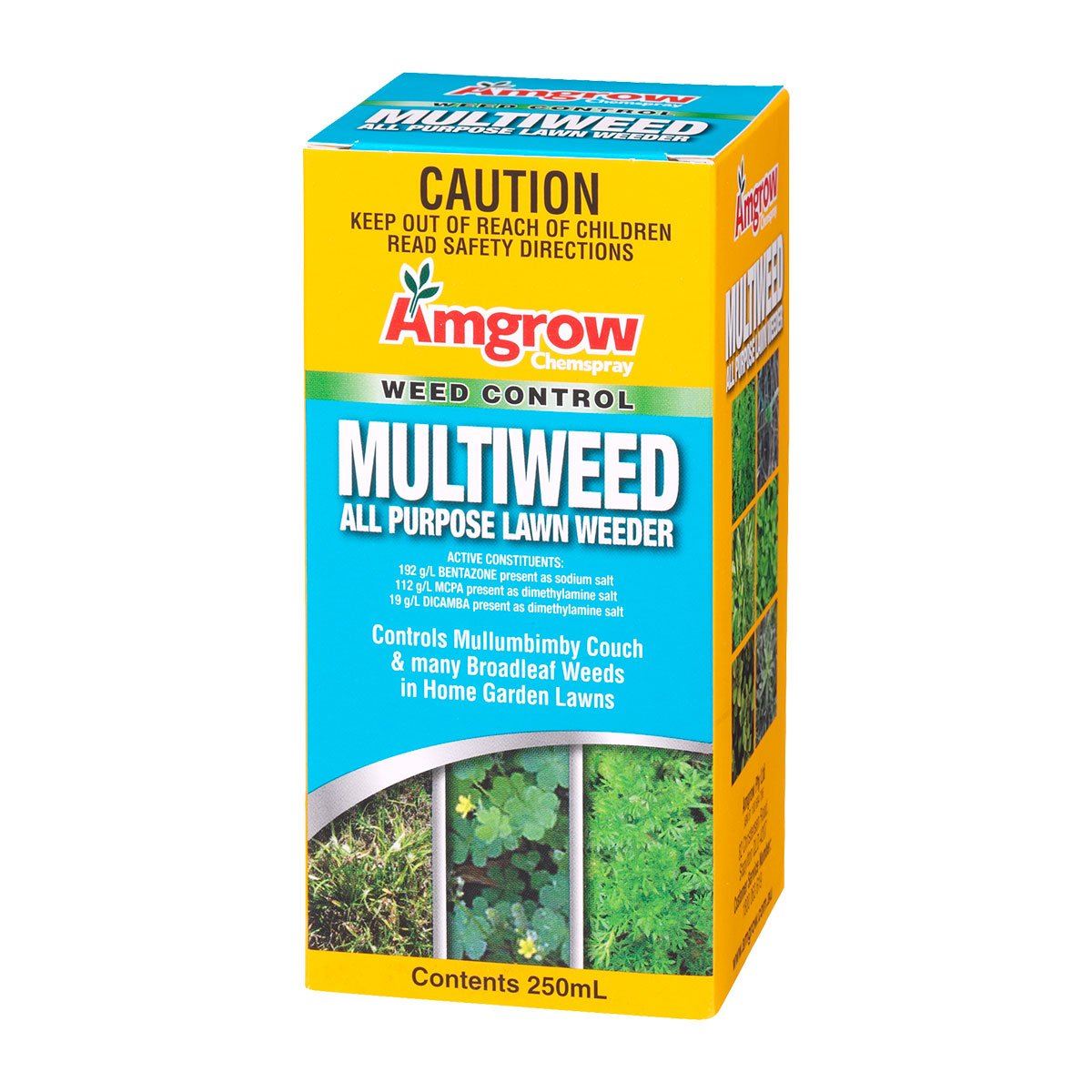 Amgrow MULTIWEED ALL PURPOSE LAWN WEEDER 250ml Weed control Tradeware 