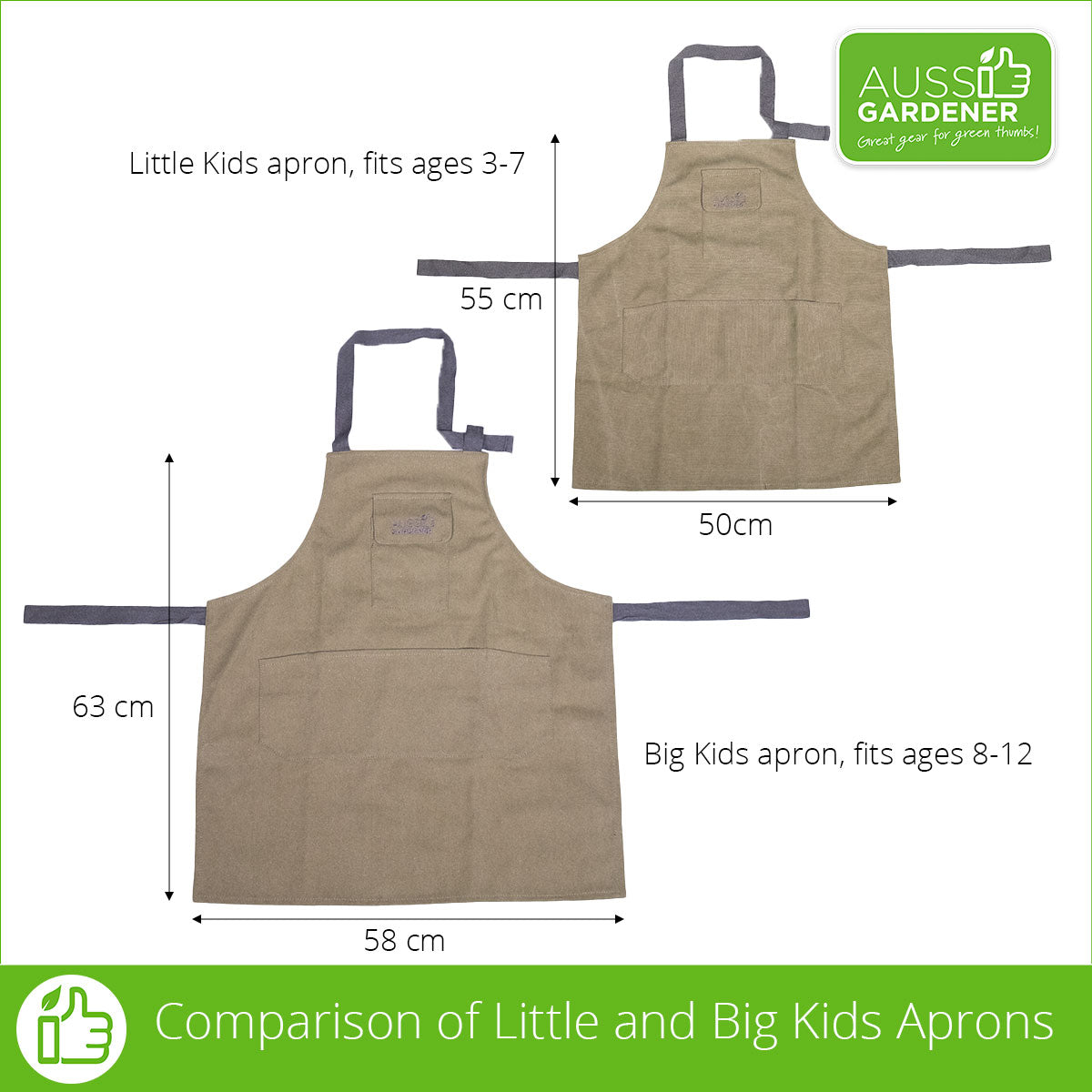Aussie Gardener Kids' Apron Home & Garden XINDASHENG ARTS CO LTD (Aprons) Little Kids 