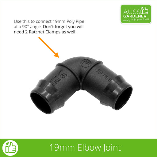 19mm elbow joint for poly pipe