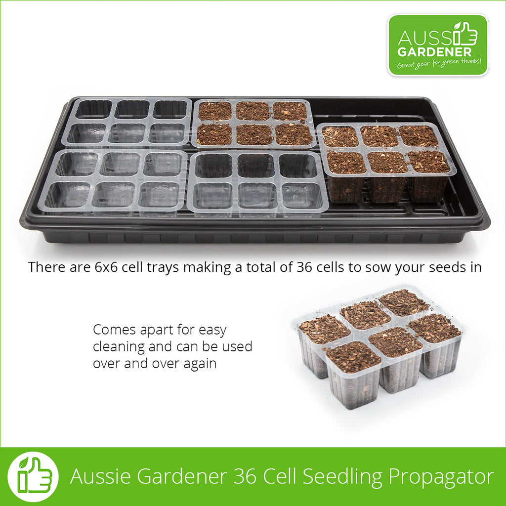 Aussie Gardener 36 Cell Seedling Propagator