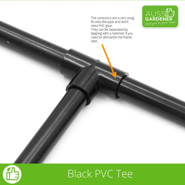 PestFree Parts: Black PVC Tee