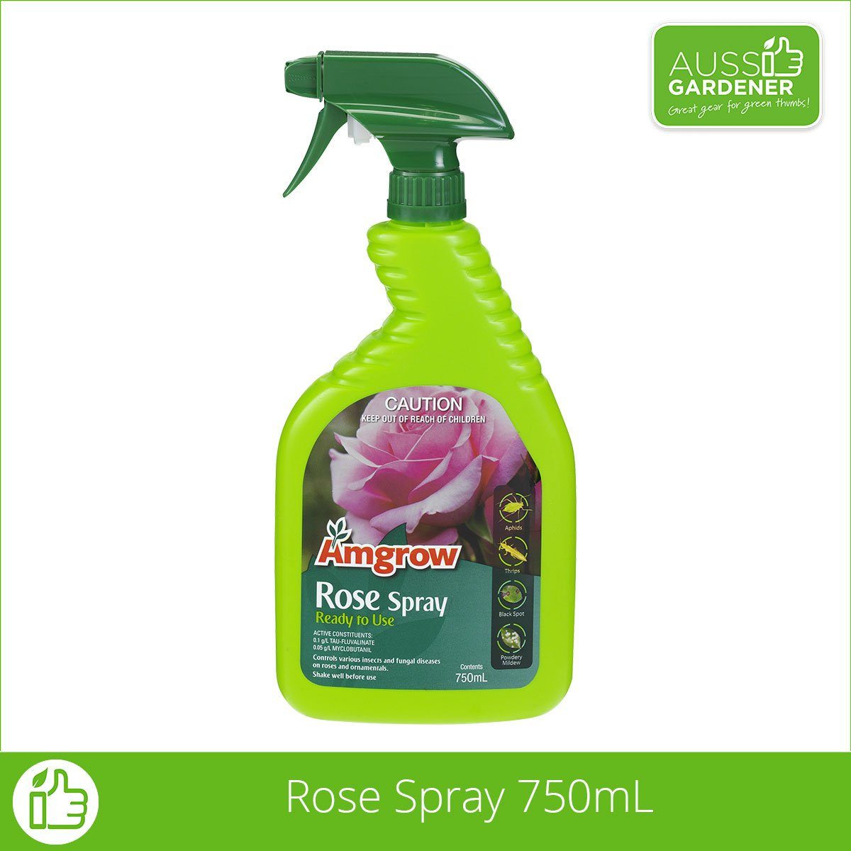Amgrow Rose Spray (Premixed) 750ml pest control Tradeware 