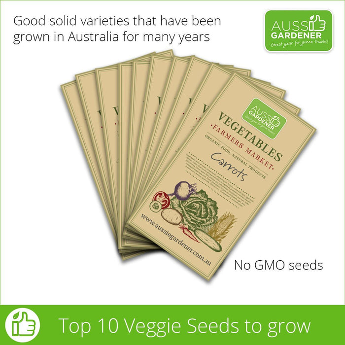 Aussie Gardener Top 10 Veggie Seeds
