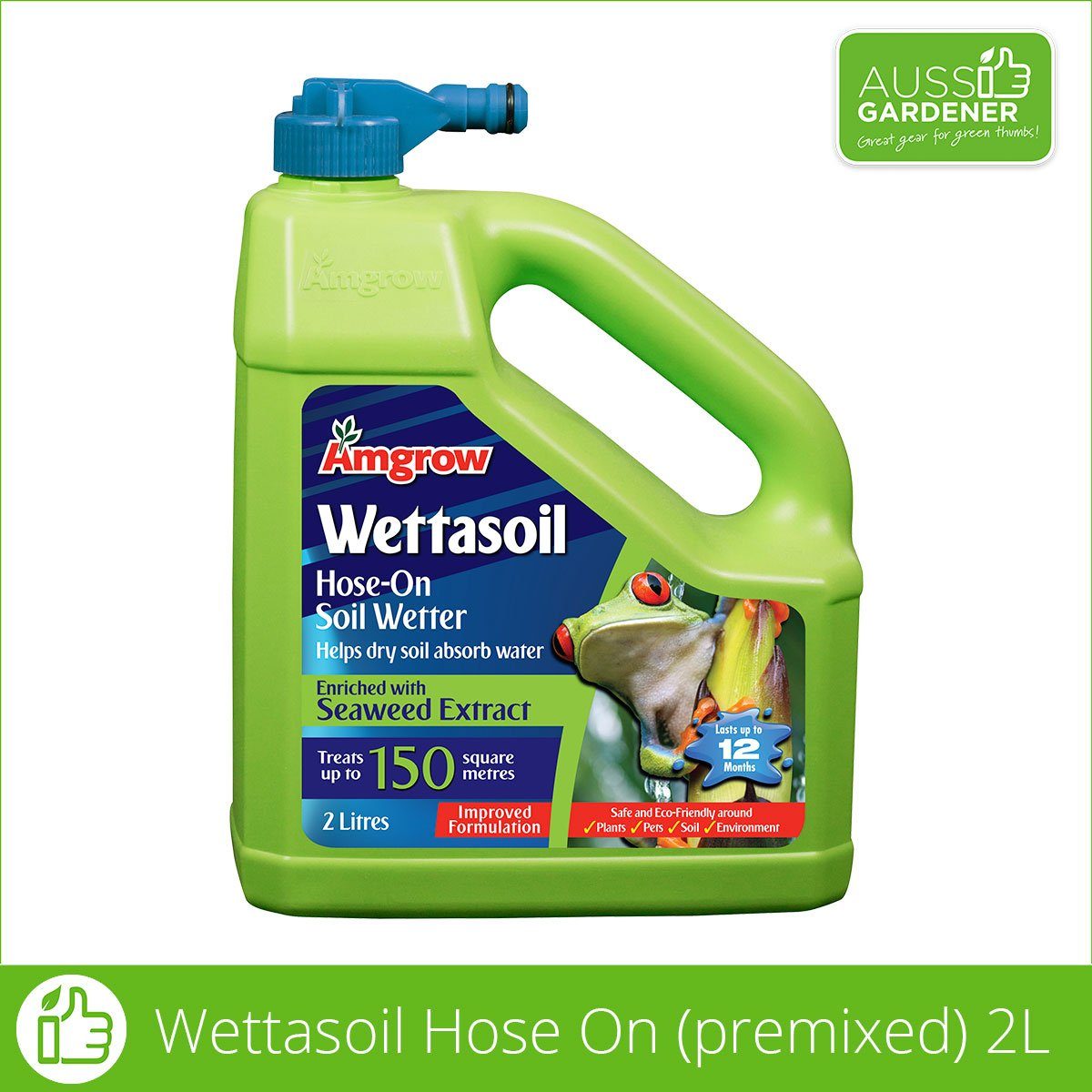 Amgrow Wettasoil with Seaweed Premixed 2L fertilisers Tradeware 