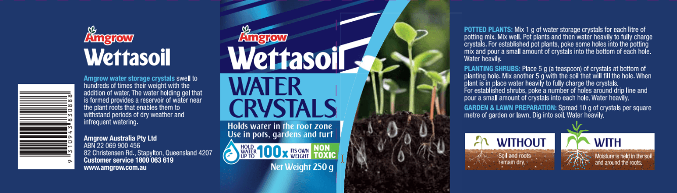 Amgrow Wettasoil Water Crystals 250g