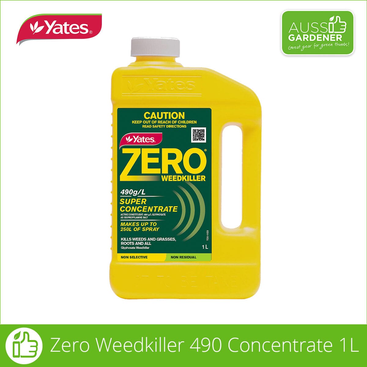 Zero Weedkiller 490 Concentrate 1L pest control Yates 