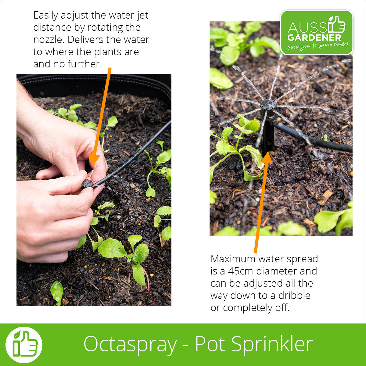 Aussie Gardener Octaspray Irrigation Antelco 