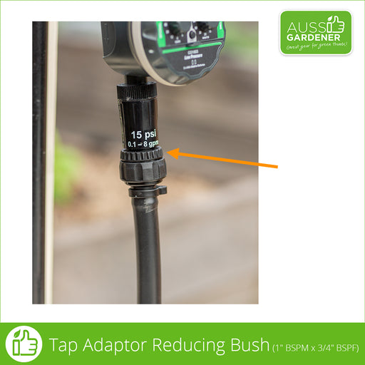 Tap adaptor reducing bush 1 inch x 3/4 inch