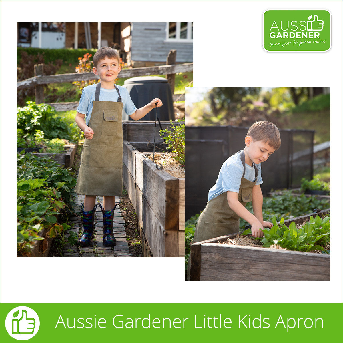 Aussie Gardener Kids' Apron Home & Garden XINDASHENG ARTS CO LTD (Aprons) 