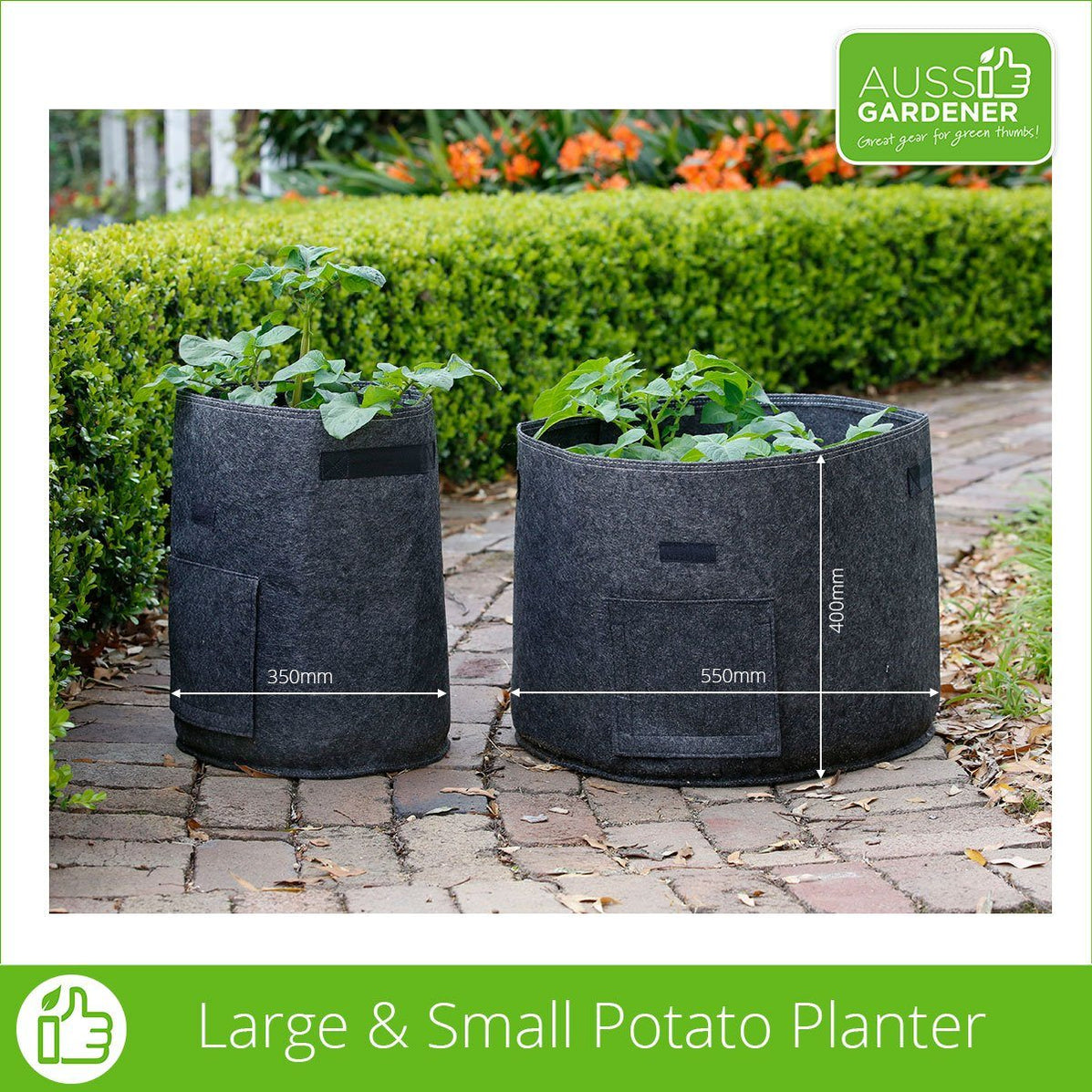 Potatoe Rower Potato Grow Bags - Reusable Heavy-Duty Grow Bags for Potatoes — Aussie ...