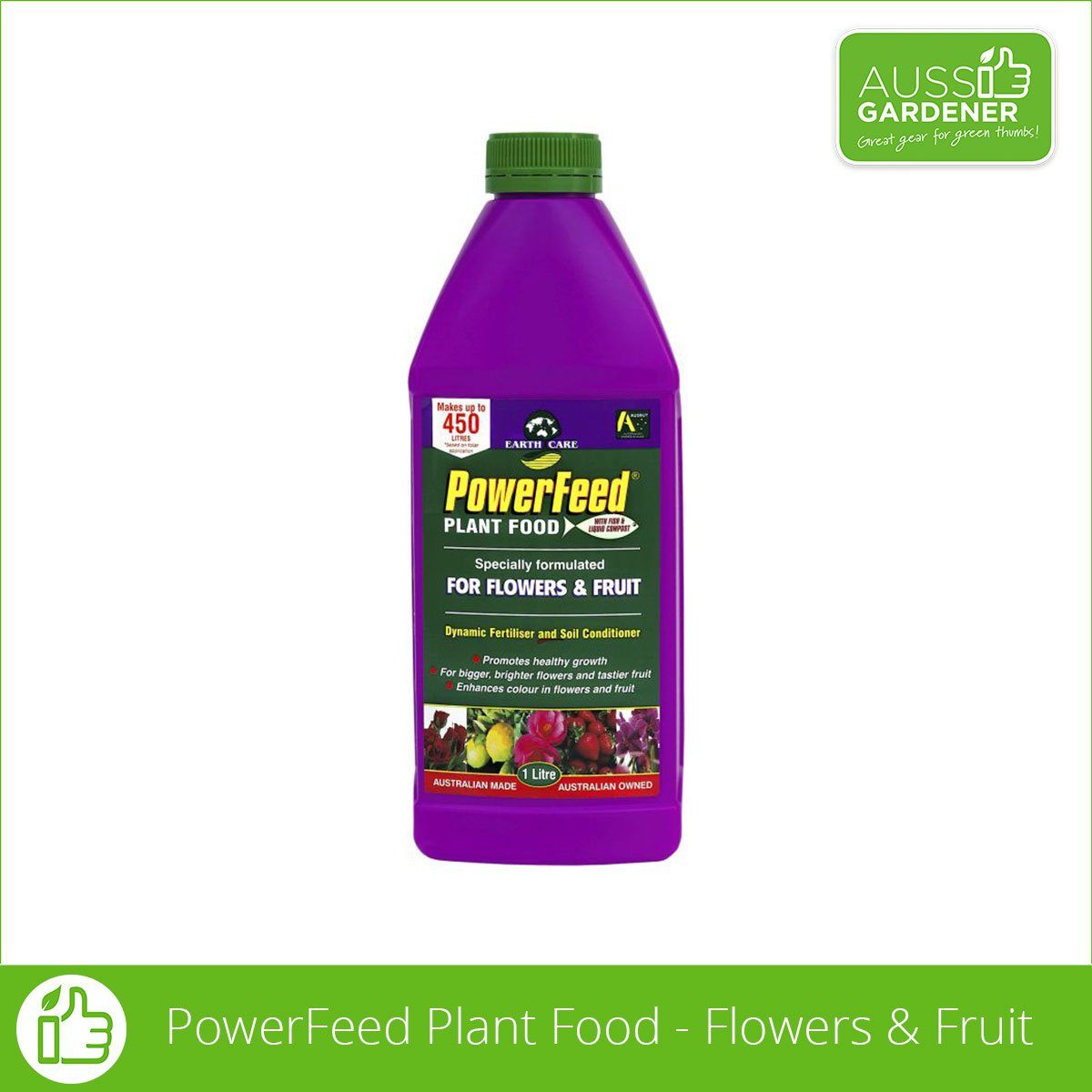 PowerFeed Fruit & Flowers 1lt Concentrate (purple) fertilisers Confast 