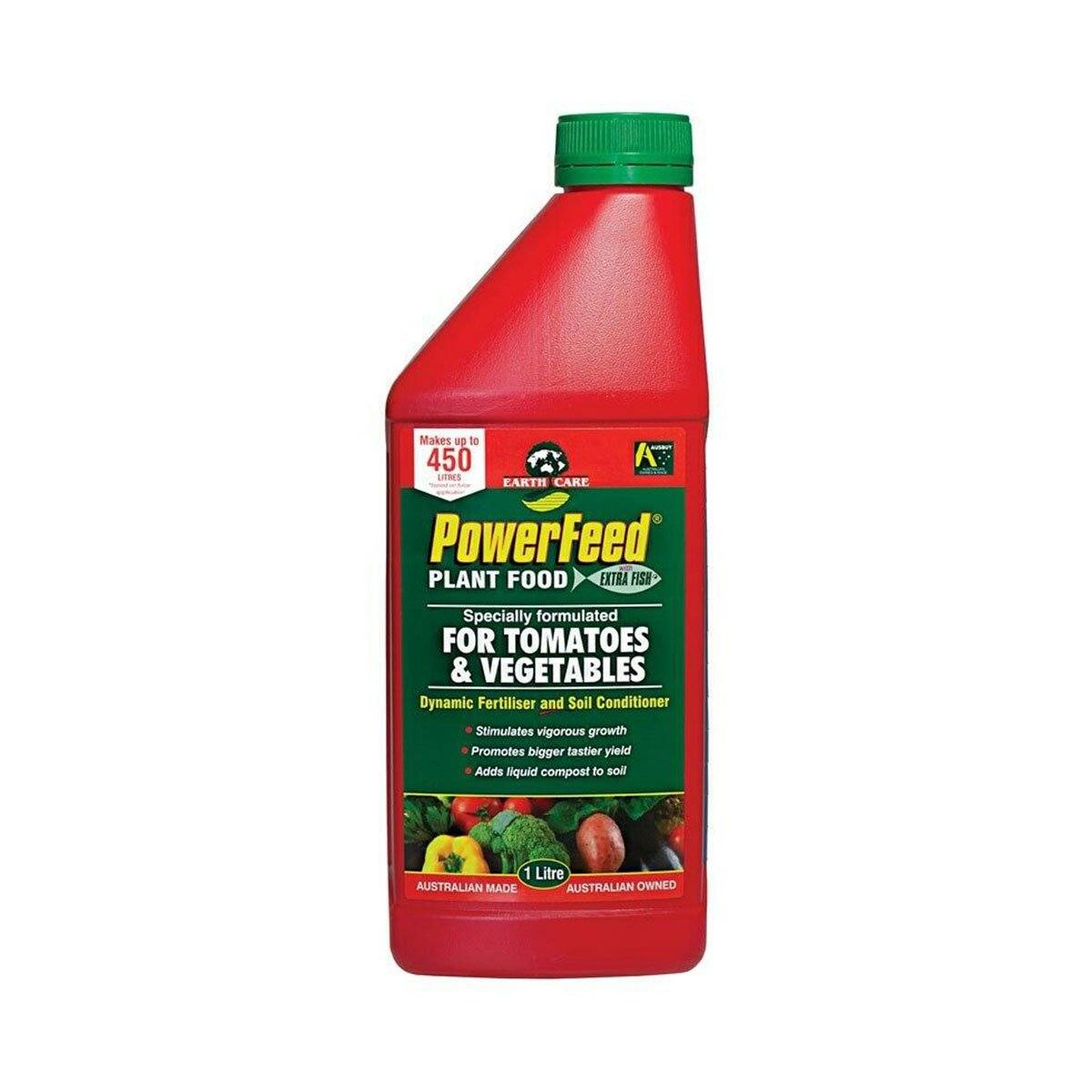 Powerfeed for Veggies Concentrate 1lt (Red) fertilisers Confast 