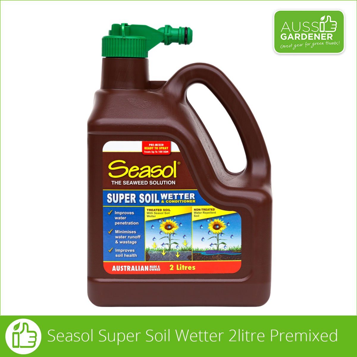 Seasol Supersoil Wetter 2lt RTU fertilisers Confast 